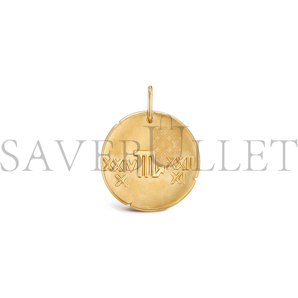 VAN CLEEF ARPELS ZODIAQUE MEDAL SCORPII (SCORPIO) - YELLOW GOLD  VCARP7SZ00